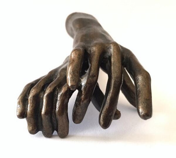 Study Two Holding Hands Small Statue Rodin Reproductions Sculptures